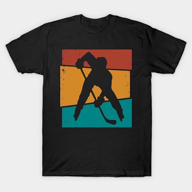 Retro Vintage Hockey T-Shirt by Shirtjaeger